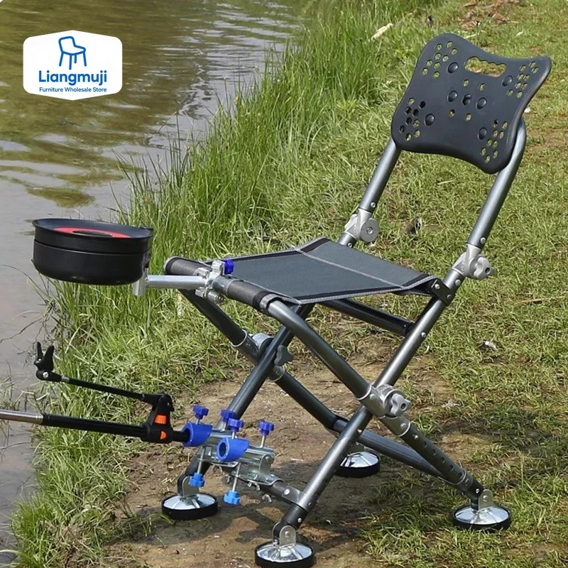 Hunting And Fishing Outdoor Chairs - 라운저 낚시 의자 접이식 다기능 피더