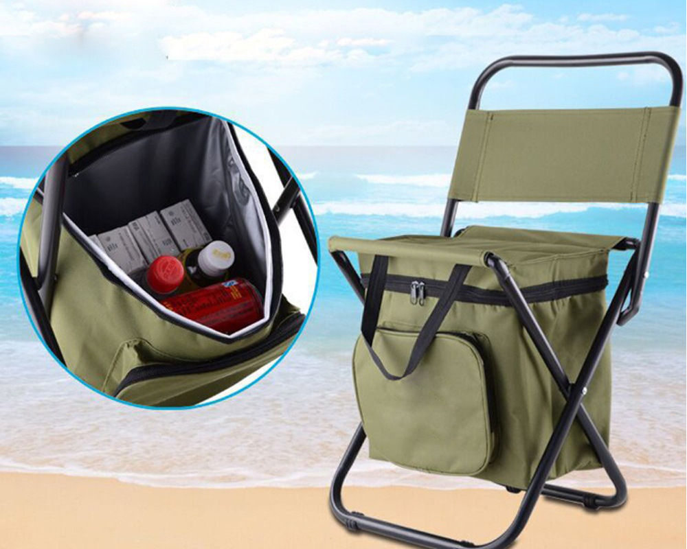 Hunting And Fishing Outdoor Chairs - 2 in 1 접이식 낚시 의자