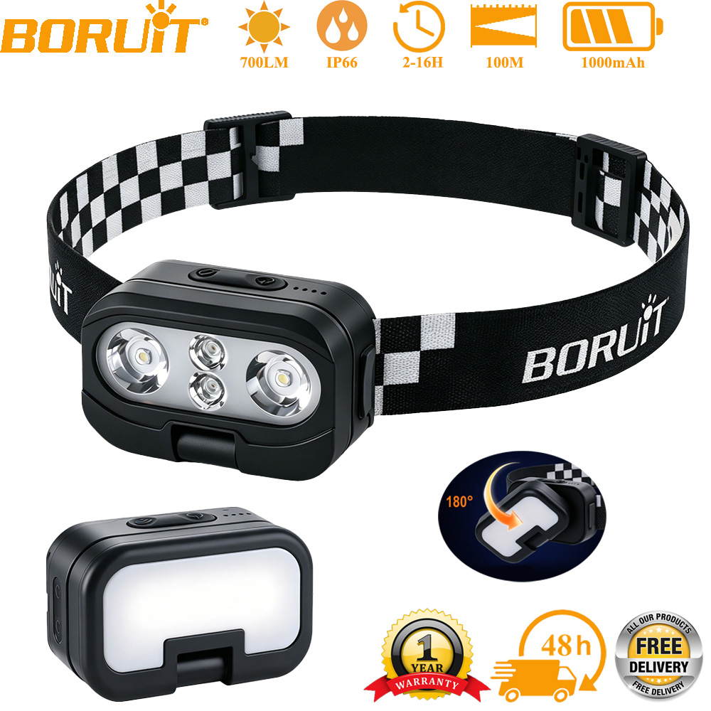 Outdoor Hunting Bike - BORUiT RT400 LED 헤드램프 700LM 울트라