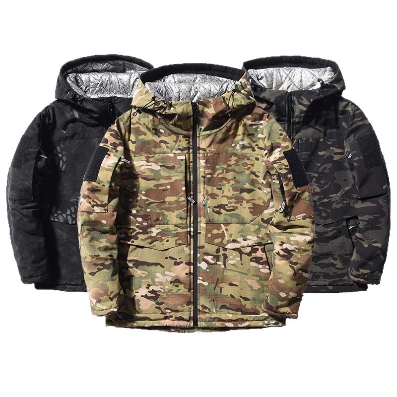 Outdoor Hunting Coat - 남성용 히팅 파카 전술 재킷 겨울용