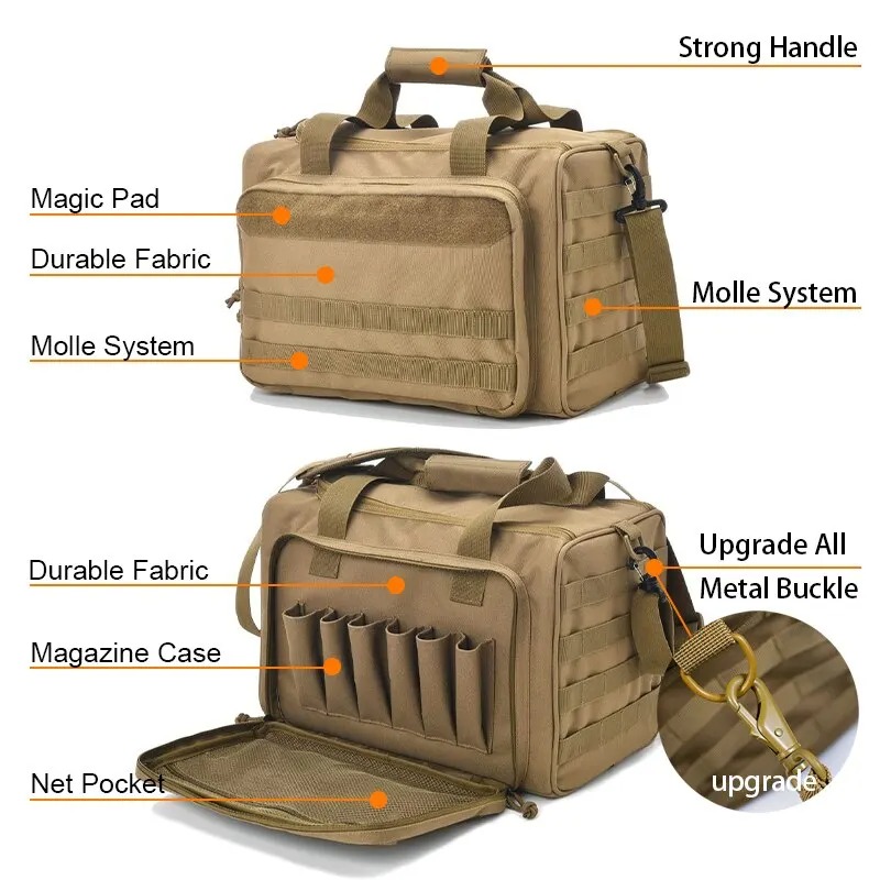 Outdoor Hunting Equipment - MOLLE 시스템을 갖춘 총기 사격장 보관