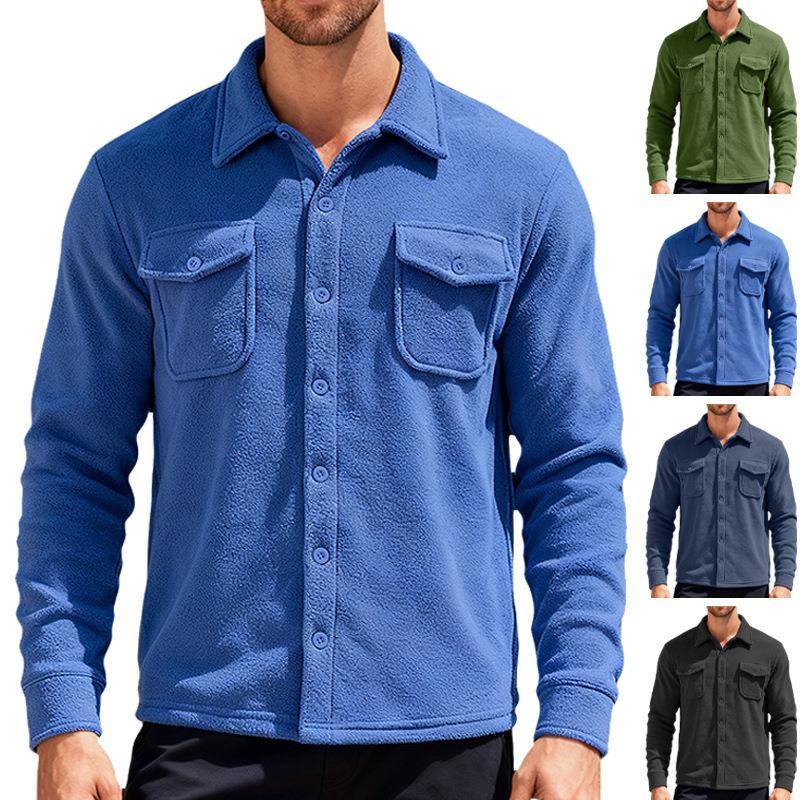 Hunting Outdoor Brand - 남성용 아웃도어 캐주얼 플리스 안감 작업복
