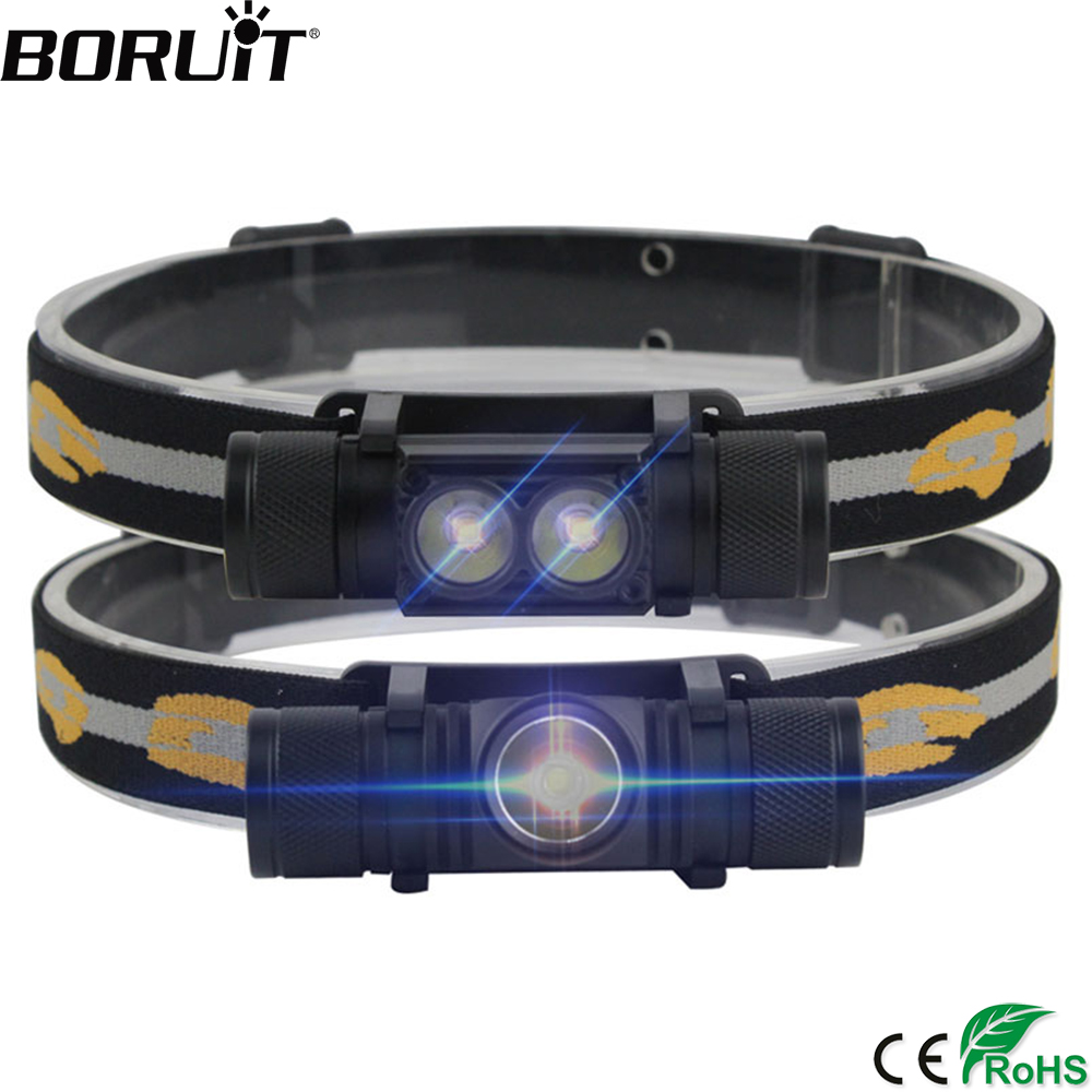 Outdoor Hunting Bike - BORUiT LED 미니 전조등 고전력 1000LM