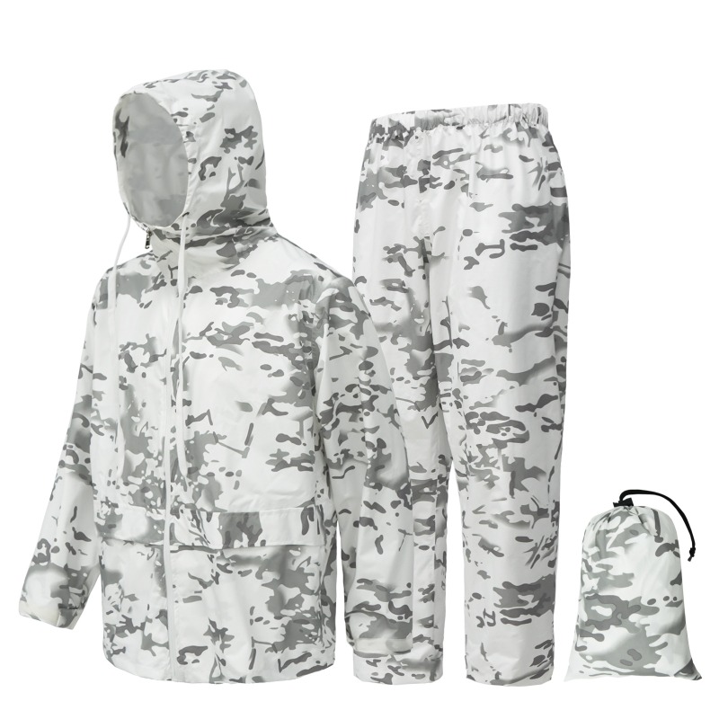 Outdoor Hunting Coat - 야외 사냥용 방수 레인코트 세트 캠핑