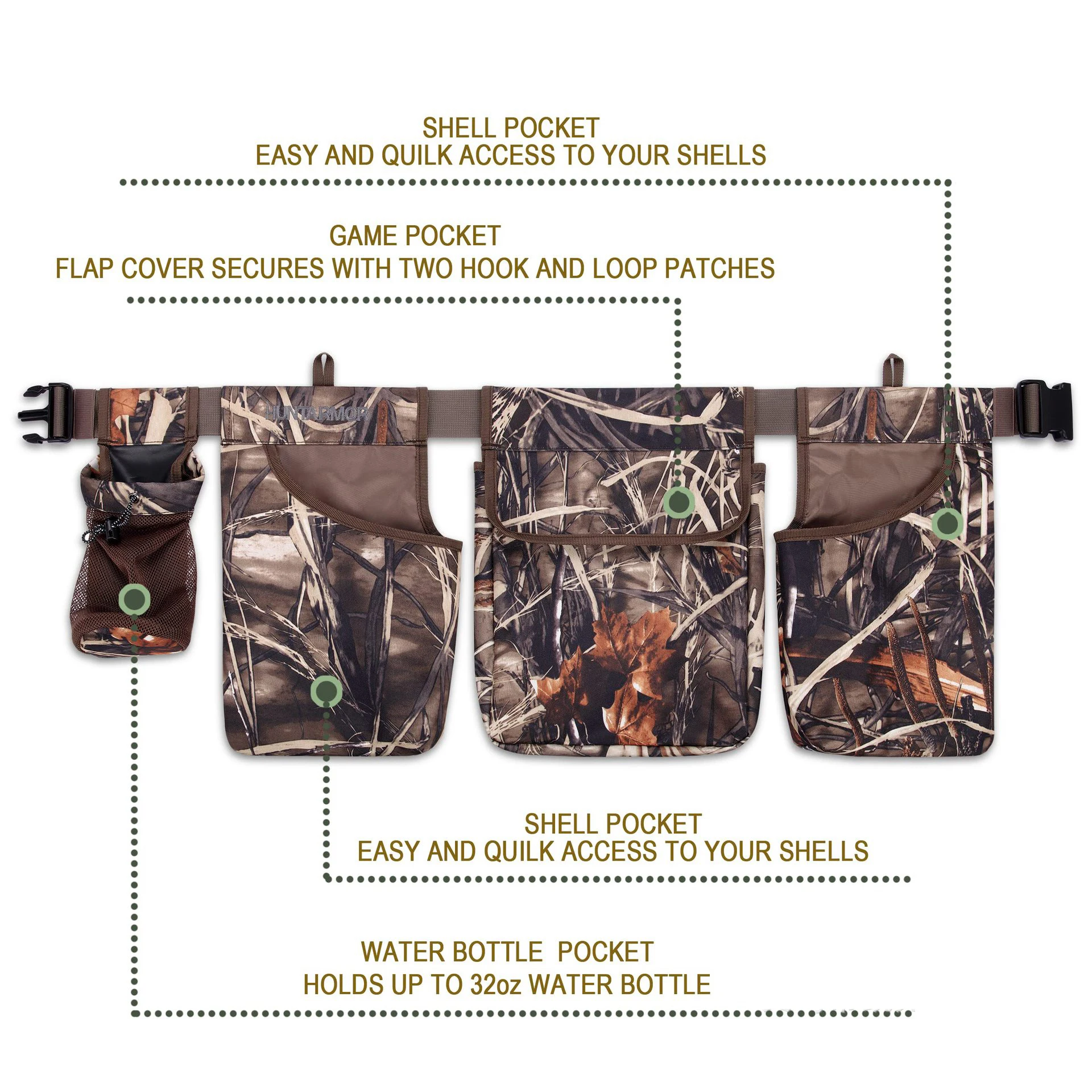 Outdoor Hunting Equipment - 4 in 1 전술 허리 가방