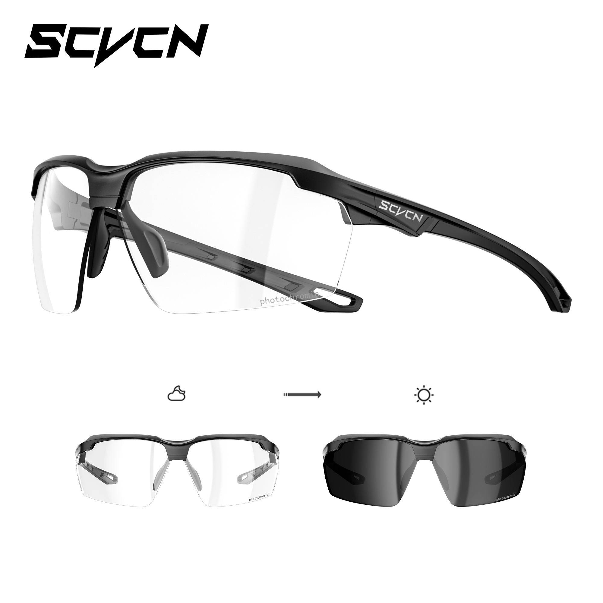 SCVCN 남성용 패션 스포츠 선글라스 하이킹 아이웨어 - Outdoor Hunting Bike 리뷰 및 가격