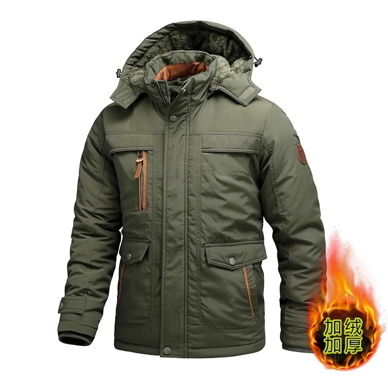 야외 사냥용 대형 패딩 재킷 남성용 겨울 플리스 전술  - Outdoor Hunting Coat 리뷰 및 가격