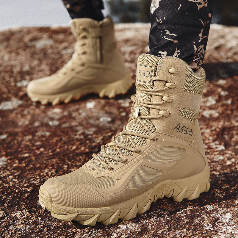 남성 전술 부츠 안전 미끄럼 방지 군사 브랜드 사냥 하 - Hunting Outdoor Brand 리뷰 및 가격
