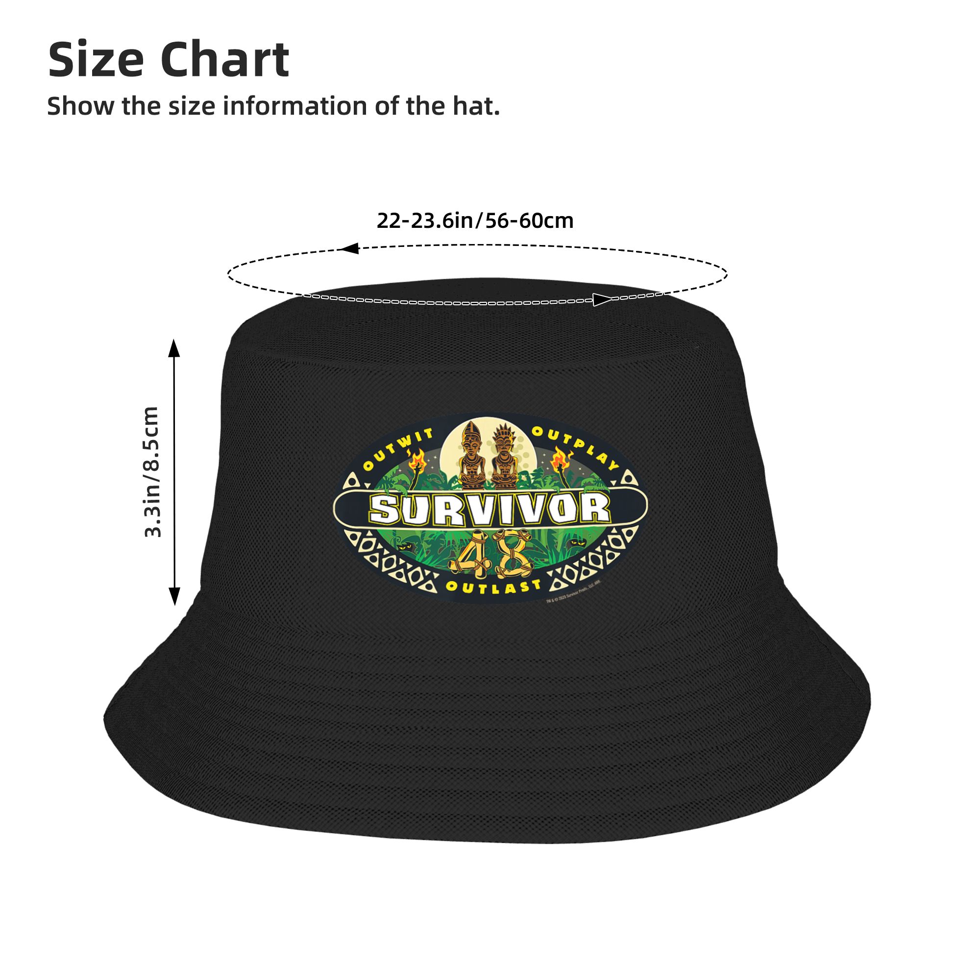 시즌 48 로고 공식 라이선스 버킷햇 봄 낚시꾼 모자  - Outdoor Hunting Logo 리뷰 및 가격