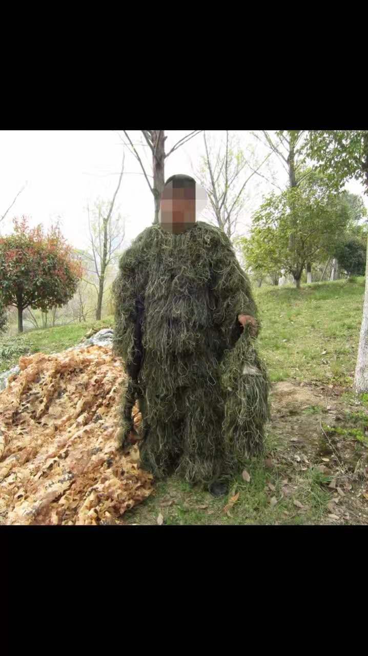 숲 위장복 길 슈트 사냥복 영화 촬영 소품 가짜 털옷  - Outdoor Hunting Movies 리뷰 및 가격