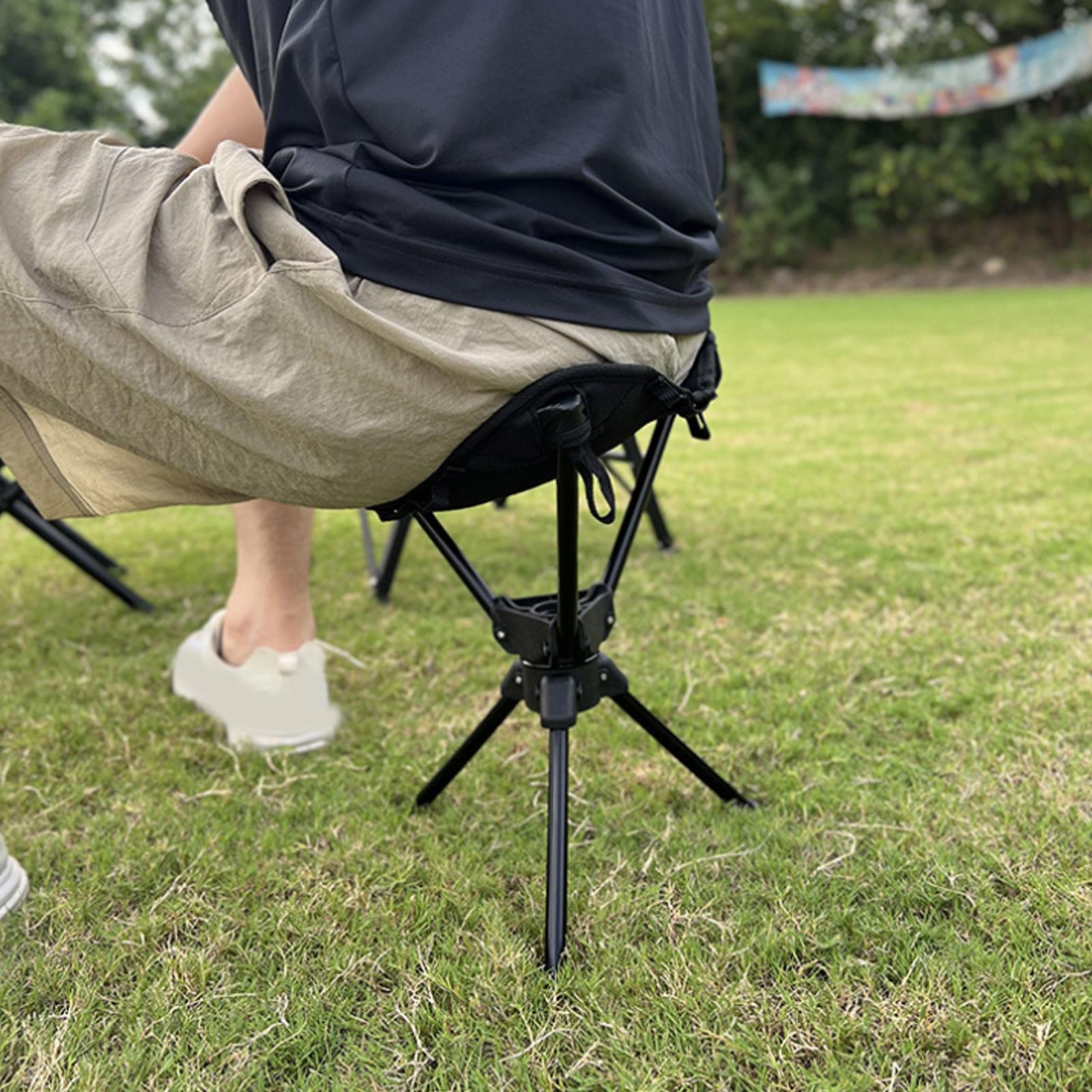 휴대용 접이식 회전 캠핑 의자, 야외 사냥 배낭여행용  - Hunting And Fishing Outdoor Chairs 리뷰 및 가격