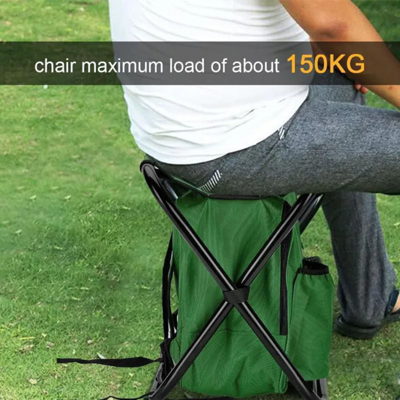 2 in 1 접이식 낚시 의자 가방 낚시 배낭 의자 의 - Hunting And Fishing Outdoor Chairs 리뷰 및 가격