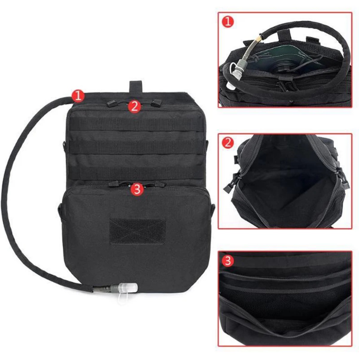 야외 Molle 가방 캠핑 수화 배낭 사냥 장비 조끼, - Outdoor Hunting Equipment 리뷰 및 가격