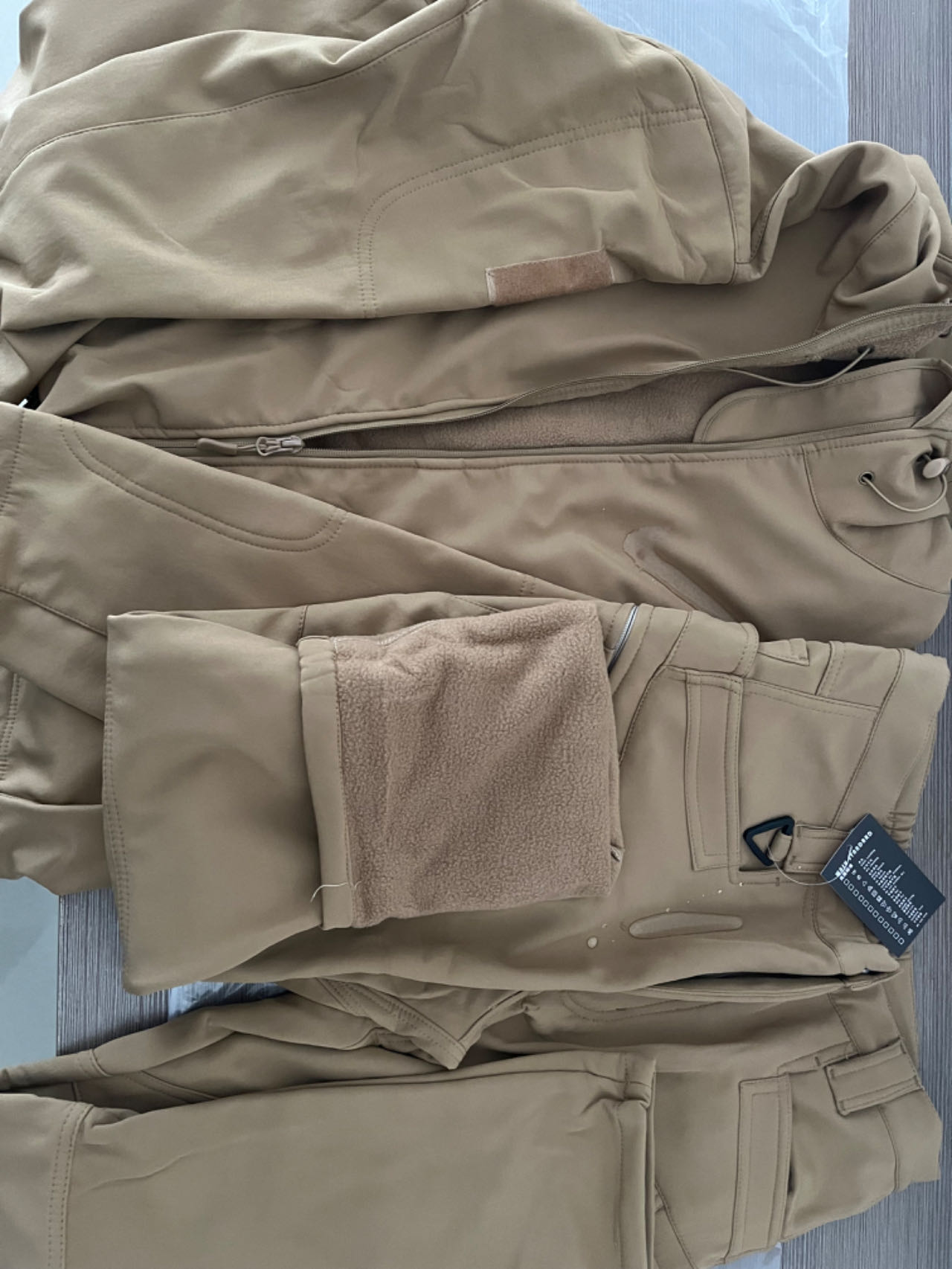 남성 겨울 가을 따뜻한 Softshell 양털 후드 카 - Outdoor Hunting Coat 리뷰 및 가격