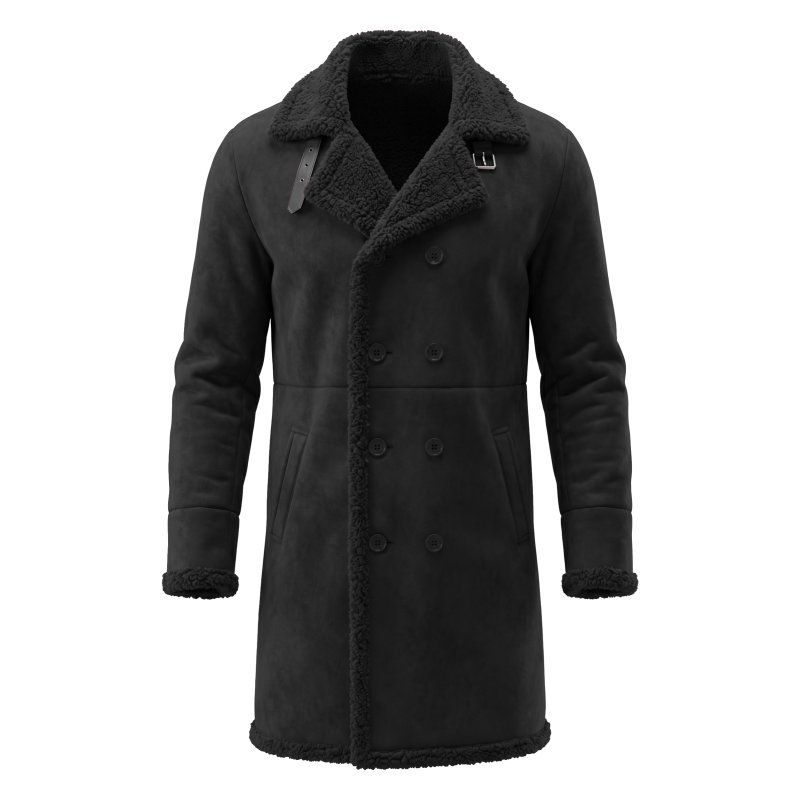 남성용 인조 스웨이드 퍼 안감 겨울 재킷 방풍 더블 브 - Outdoor Hunting Coat 리뷰 및 가격