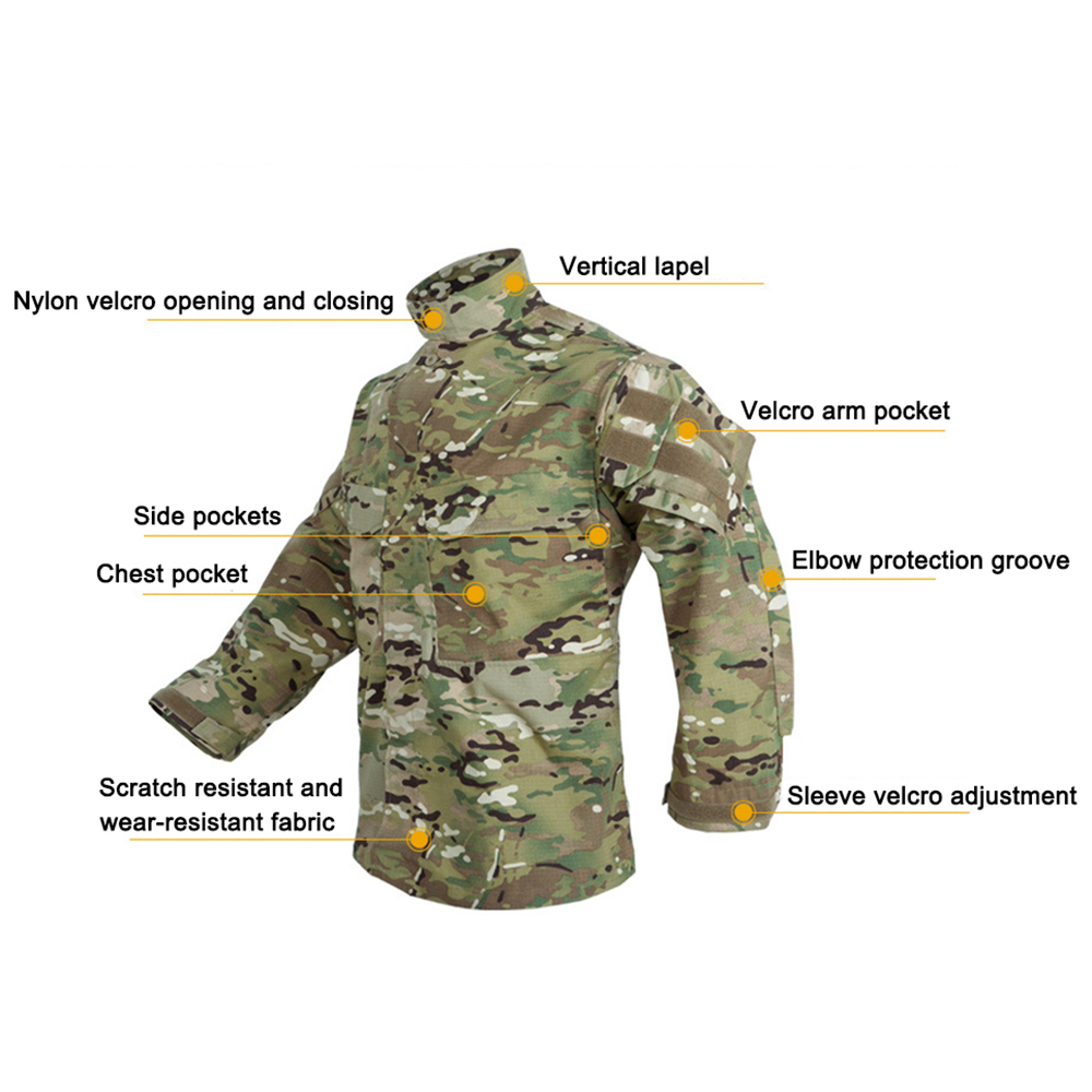 남자 필드 위장 의류 전술 전투 훈련 유니폼 야외 사냥 - Outdoor Hunting Coat 리뷰 및 가격
