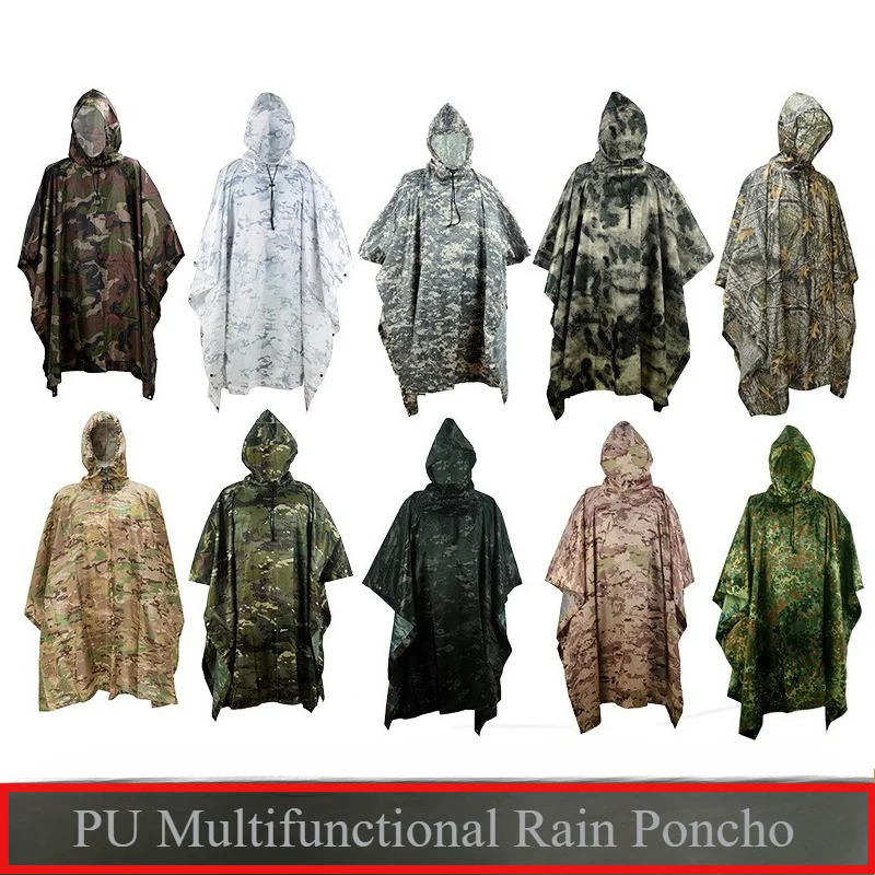 1pc 야외 위장 맥킨토시 레인 코트 하이킹 등산 제품 - Outdoor Hunting Coat 리뷰 및 가격
