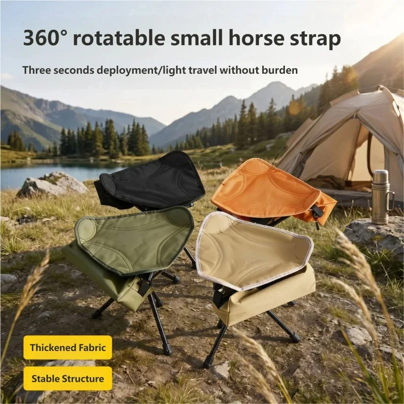 360 °   회전식 야외 캠핑 스툴 초경량 접이식 삼 - Hunting And Fishing Outdoor Chairs 리뷰 및 가격