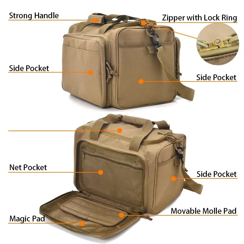 MOLLE 시스템을 갖춘 총기 사격장 보관 가방, 야외 - Outdoor Hunting Equipment 리뷰 및 가격