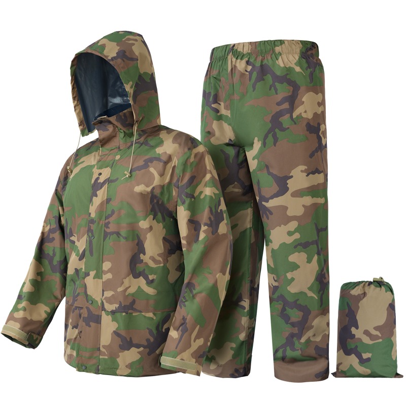 야외 사냥용 방수 레인코트 세트 캠핑 사이클링 낚시용  - Outdoor Hunting Coat 리뷰 및 가격