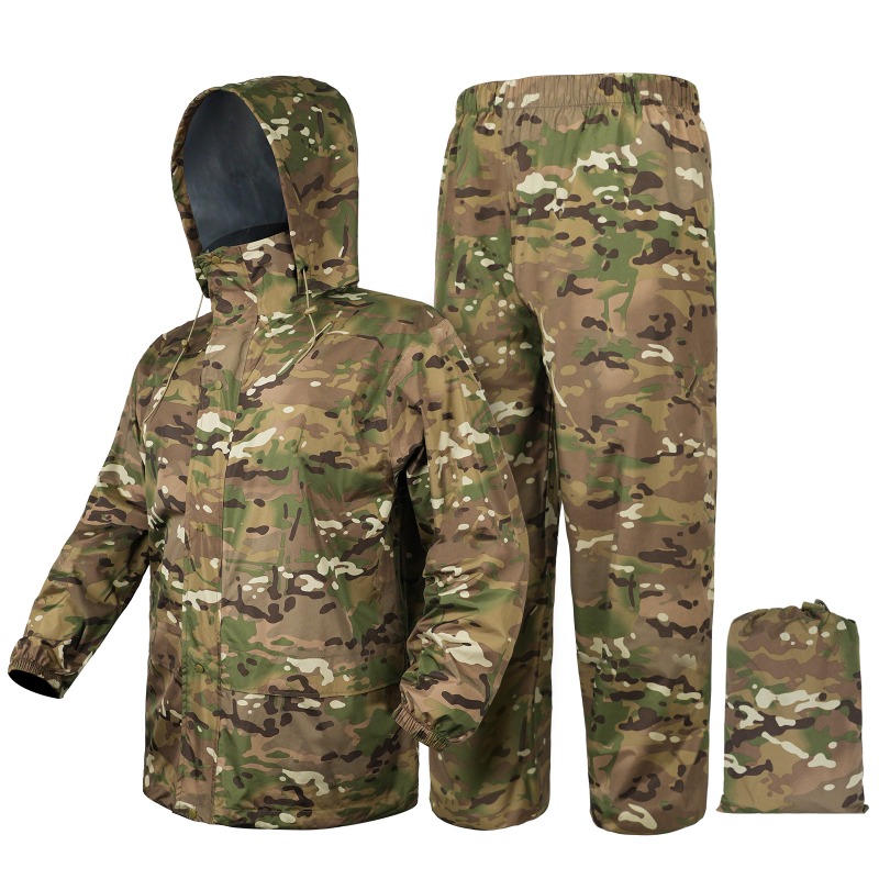 야외 사냥용 방수 레인코트 세트 캠핑 사이클링 낚시용  - Outdoor Hunting Coat 리뷰 및 가격