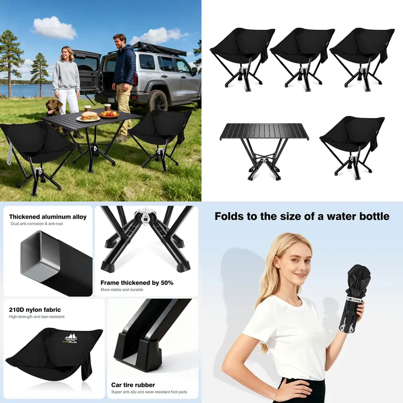 헤비 알루미늄 접이식 의자, 낚시, 사냥, 야외 활동을 - Hunting And Fishing Outdoor Chairs 리뷰 및 가격