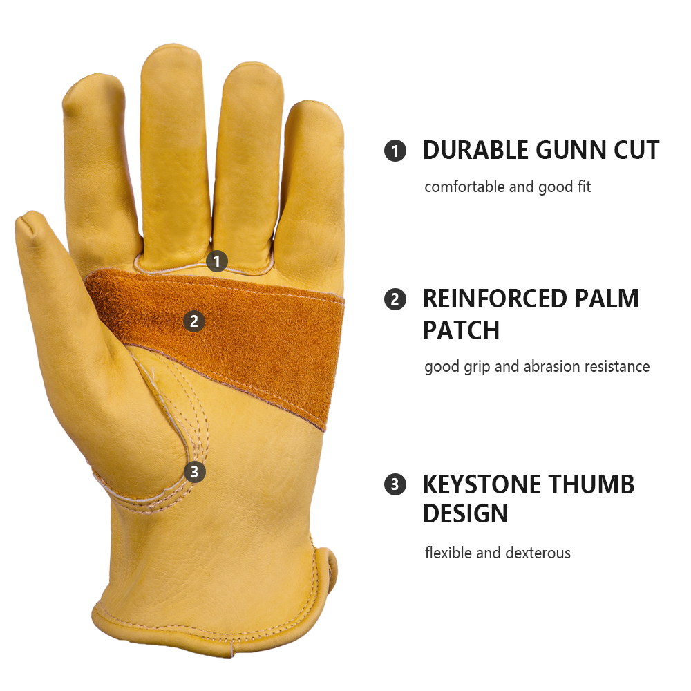 소가죽 가죽 장갑 통기성 풀핑거 레이싱 장갑 야외 스포 - Outdoor Hunting Gloves 리뷰 및 가격
