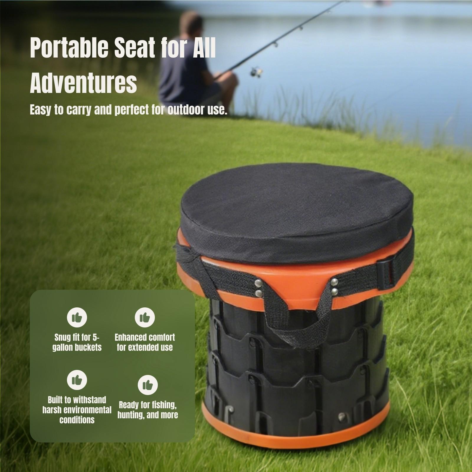 360도 회전 버킷 시트 방수 뚜껑이 있는 편안한 야외 - Hunting And Fishing Outdoor Chairs 리뷰 및 가격