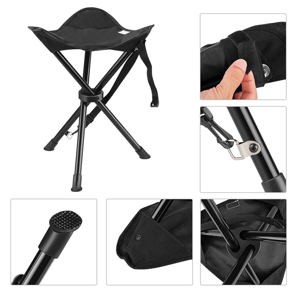 휴대용 삼각대 의자 접이식 의자, 휴대용 케이스 포함, - Hunting And Fishing Outdoor Chairs 리뷰 및 가격