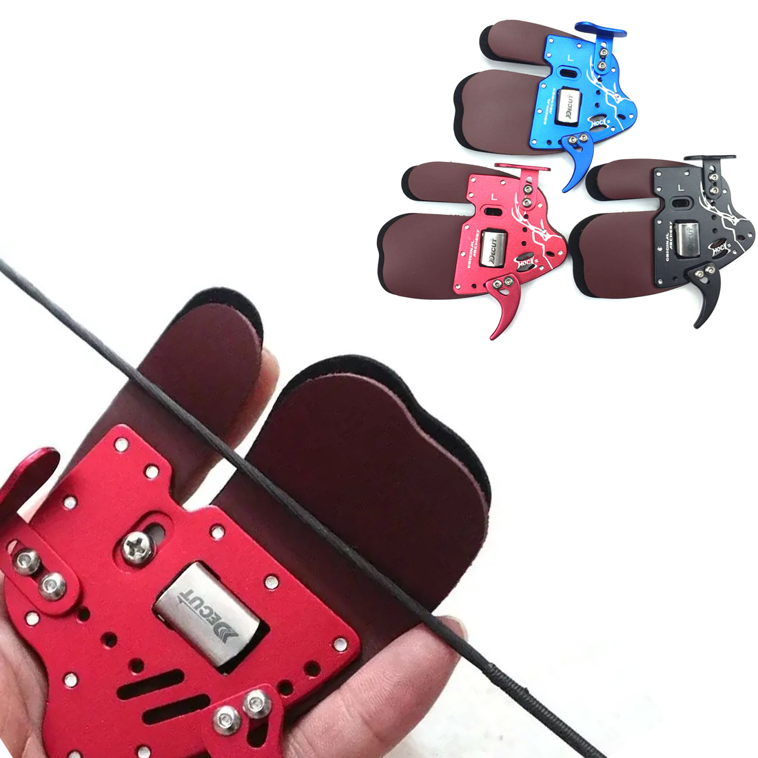 데컷 양궁 핑거탭 가드 HOCK 3 오른손 보호 패드  - Outdoor Hunting Gloves 리뷰 및 가격